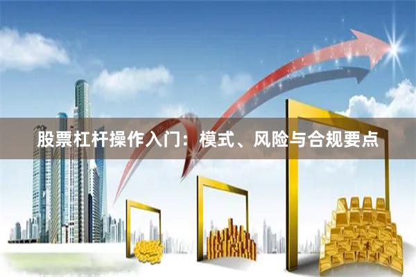 股票杠杆操作入门：模式、风险与合规要点